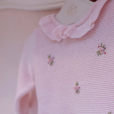 Kit Blusa + Calça Flores Rosa ( PP)
